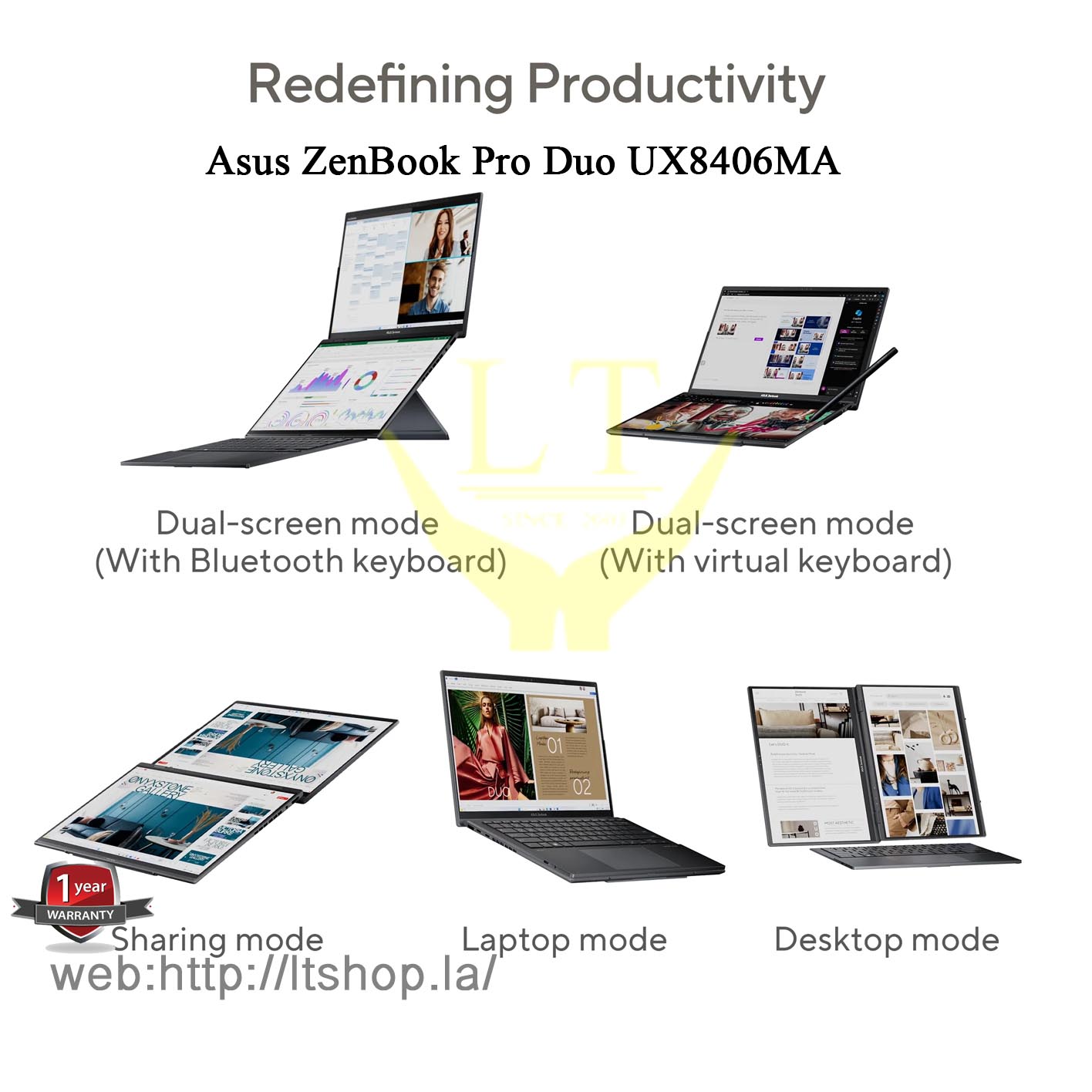 Asus ZenBook Pro Duo UX8406MA / Ultra 9 185H